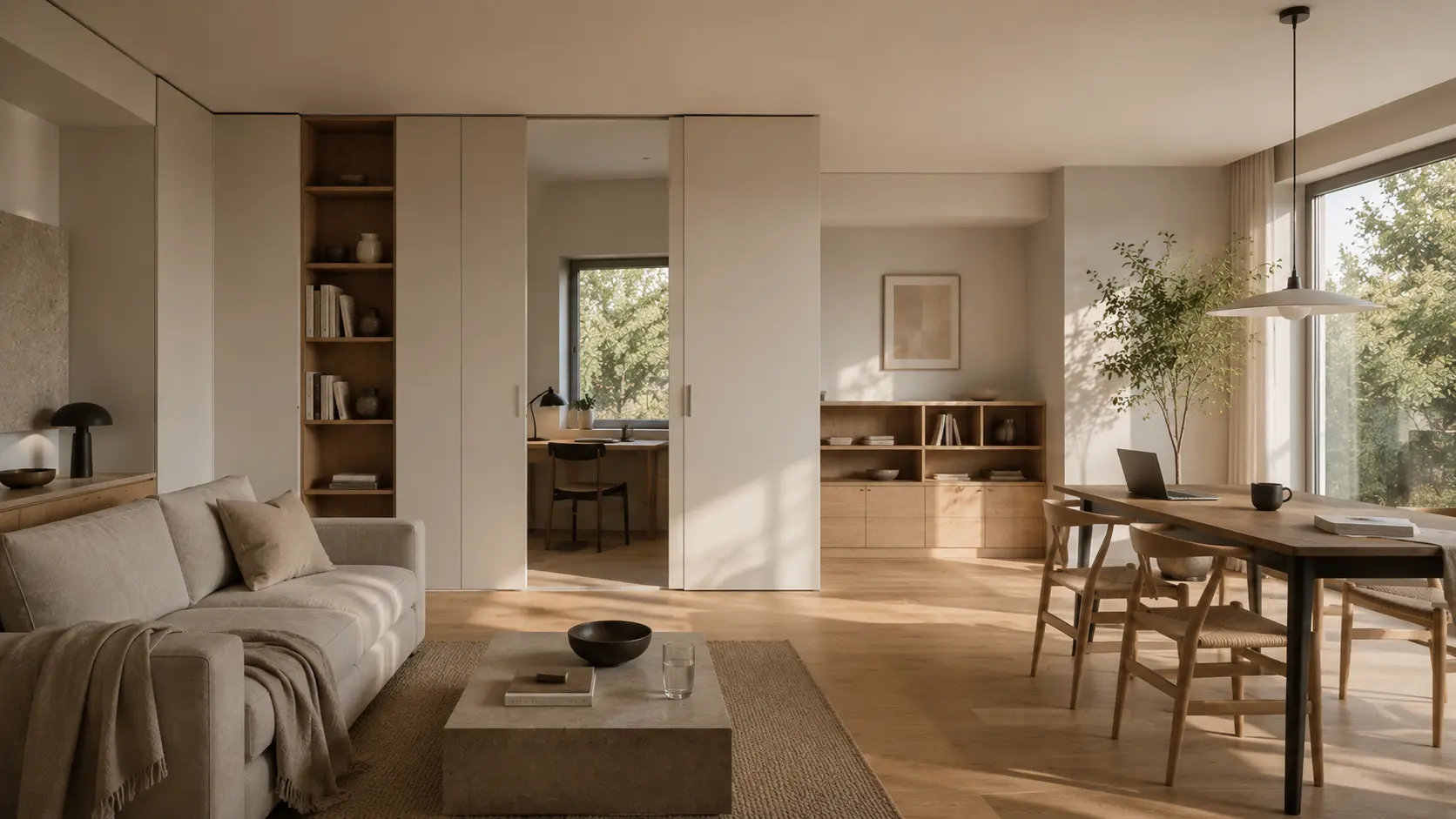 Flexible living space designed for changing everyday needs